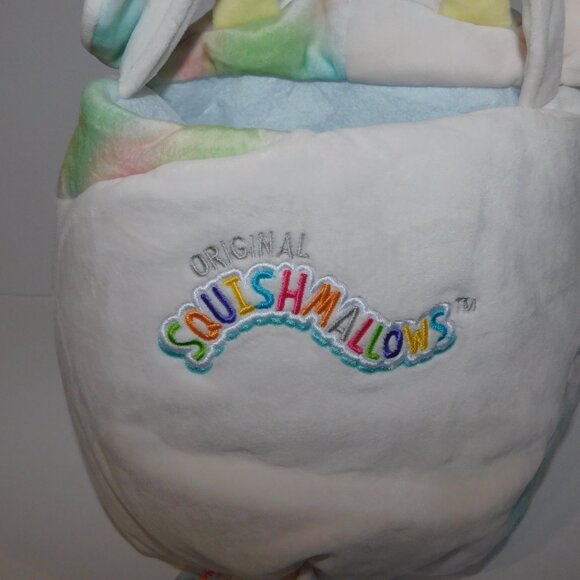 2023 Squishmallows Original 12" Candess Cow Easter Basket Plush Treat Pail - Picture 4 of 7